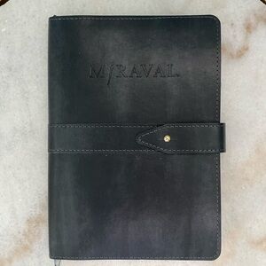 NWOT Miraval leather journal
